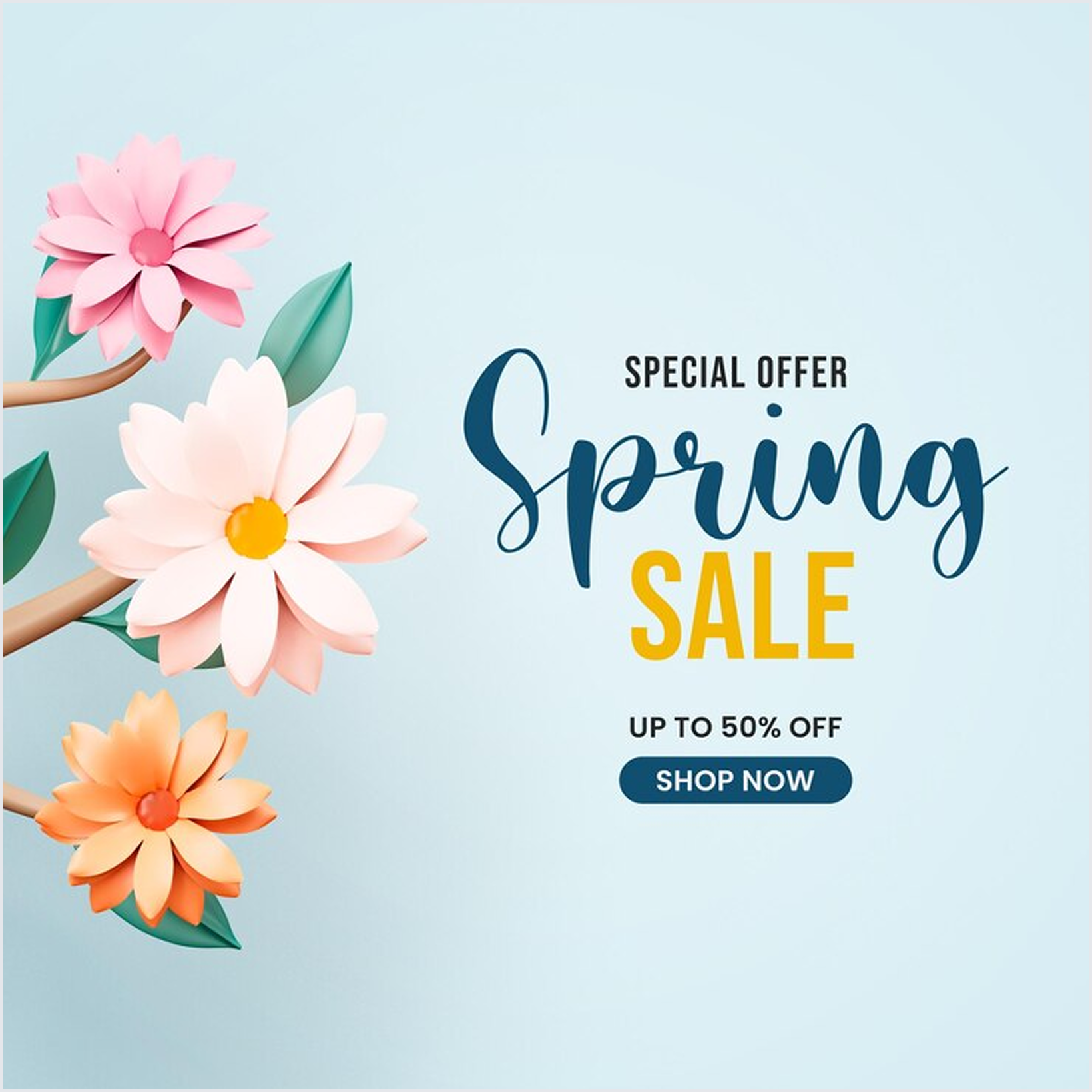 <p>Spring&nbsp;sale</p>