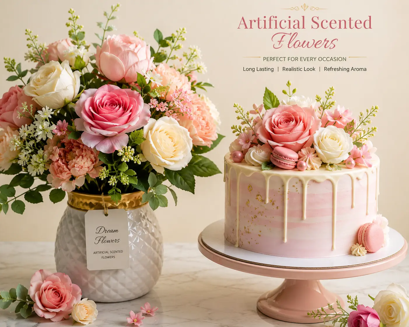 Artificial Scented flowers