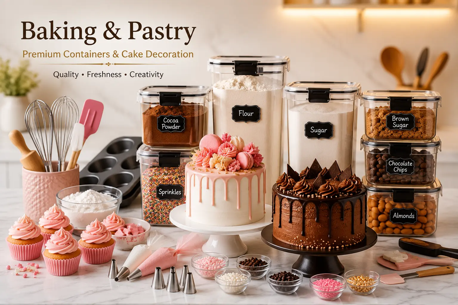 Baking and pastry containers
