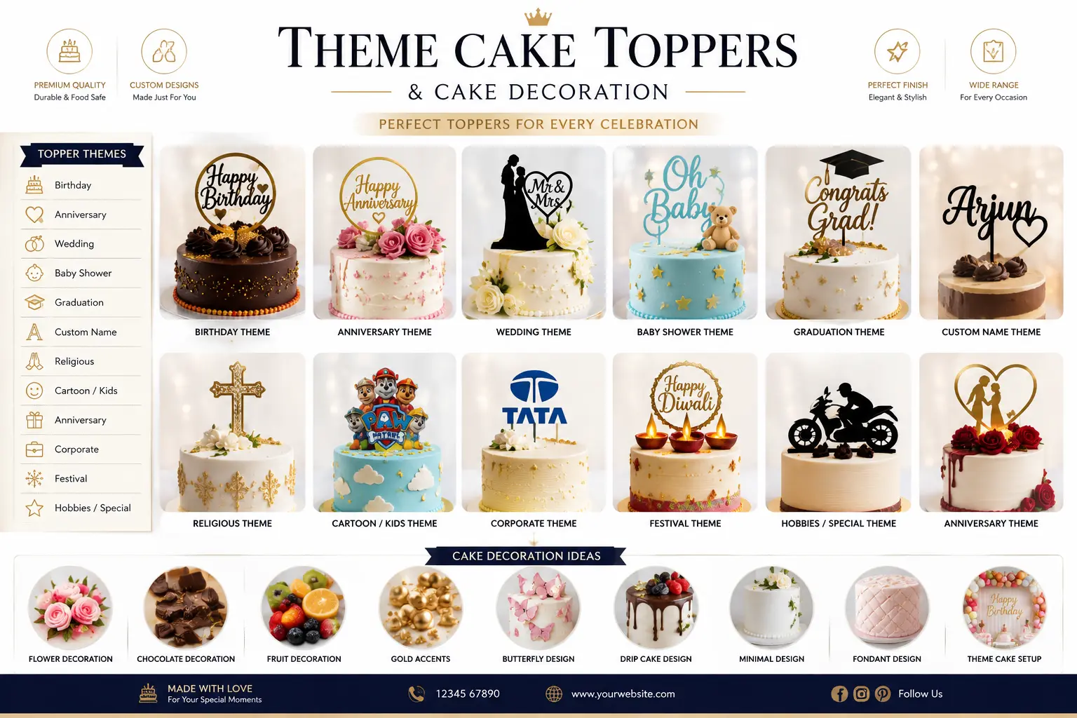 theme topper