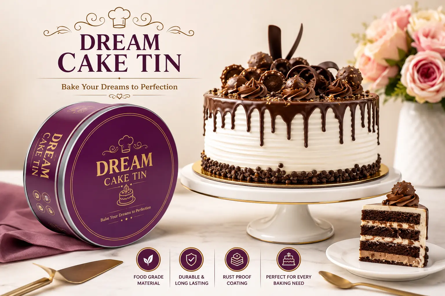 Dream cake Tin