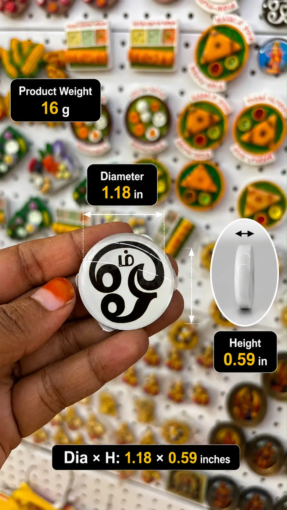 OM fridge MAGNET - MAG035