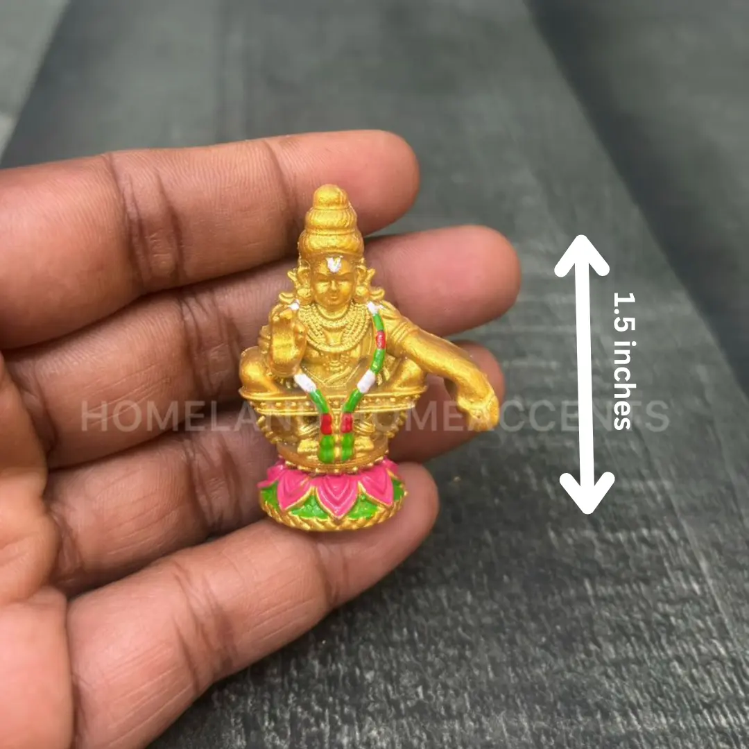 AYYAPPAN MINI IDOL MAGNET – 1.5 inches