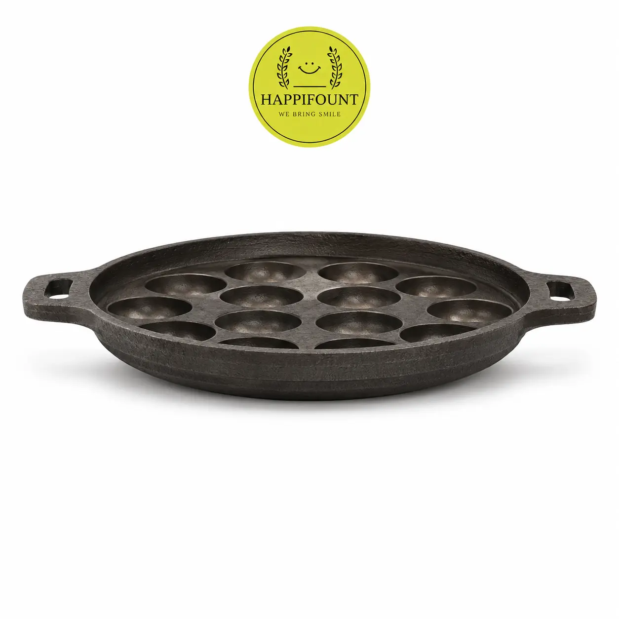 Kuli Panirakal | 12 pit | Pre seasoned | Cast Iron