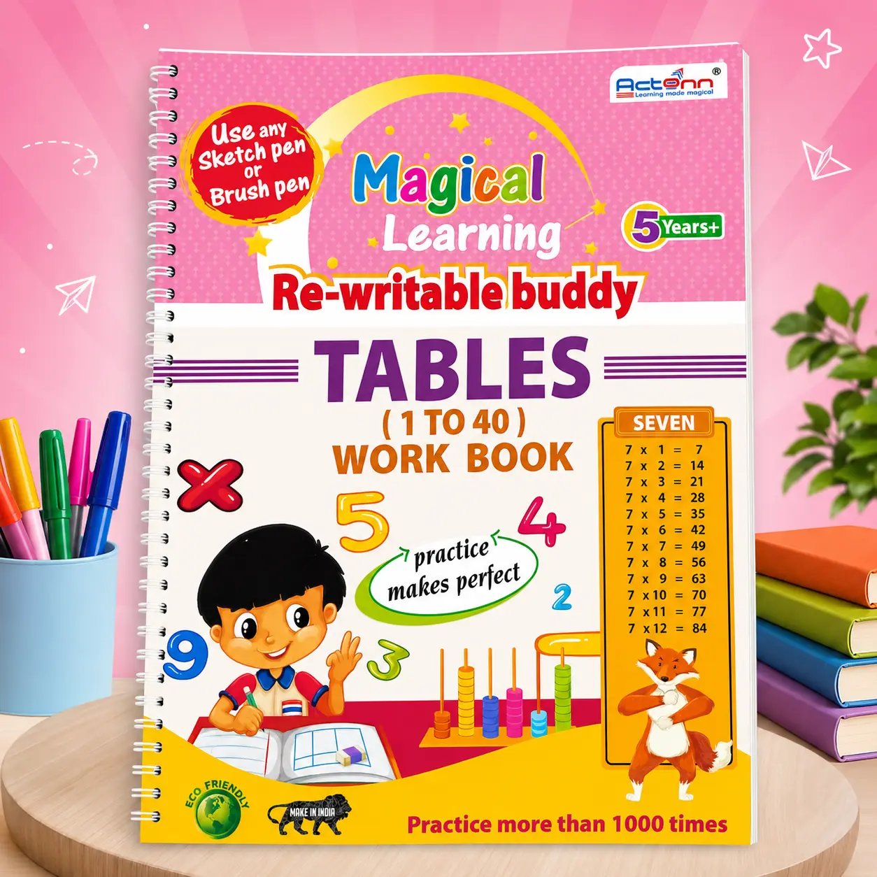 Re-writable Book -  Tables  