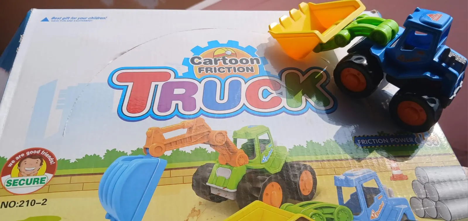 Cartoon Friction Bulldozer