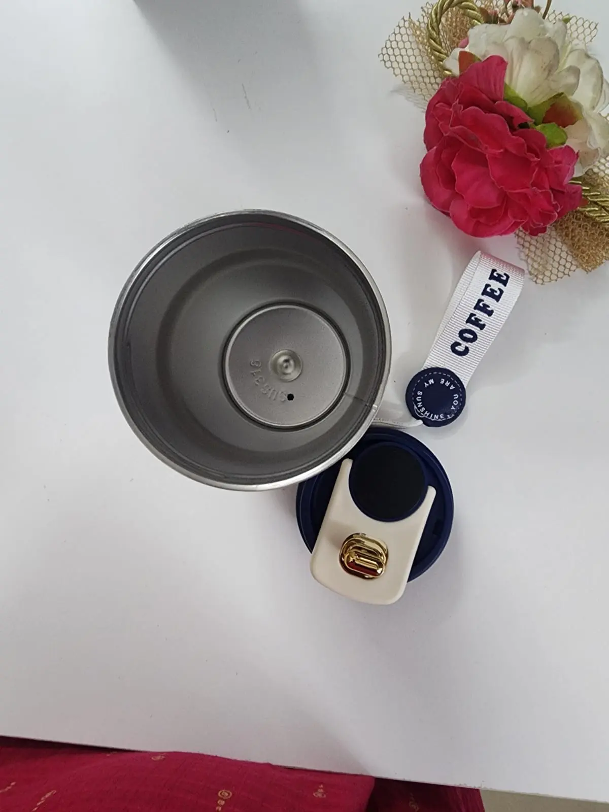 Coffee Thermos with Temperature Display