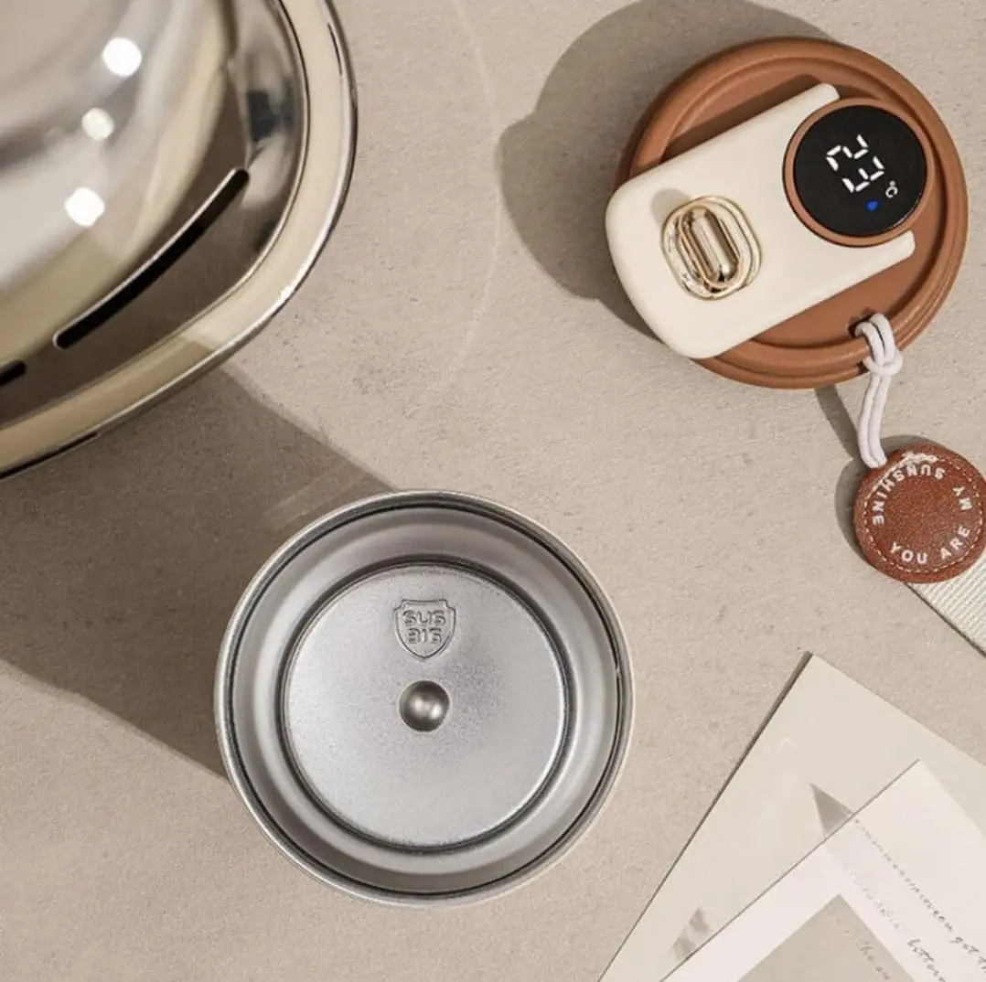 Coffee Thermos with Temperature Display