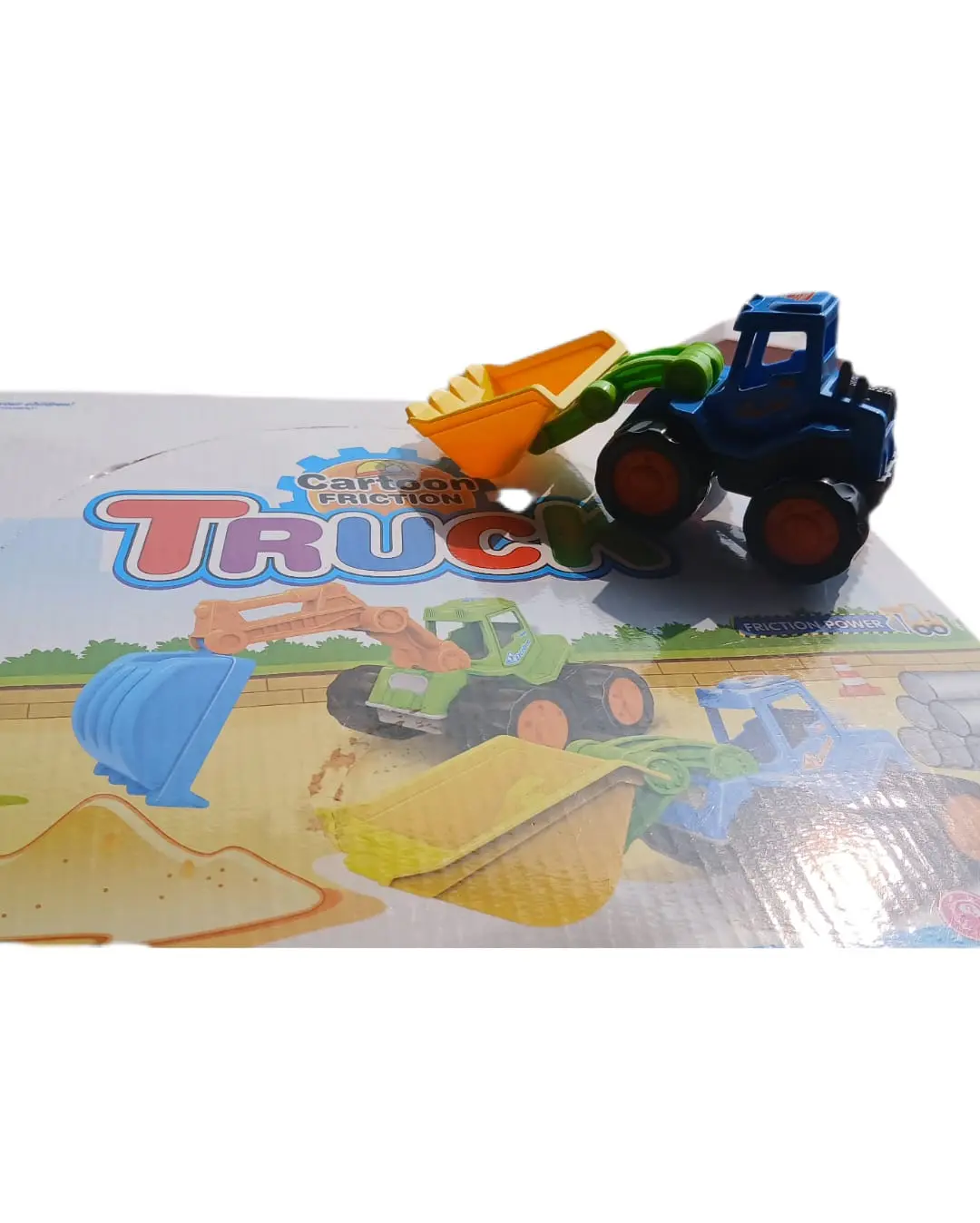 Cartoon Friction Bulldozer