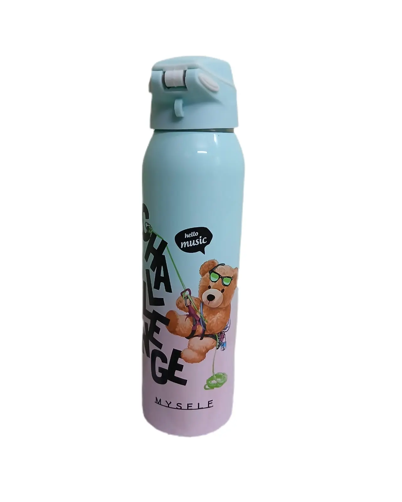 Teddy Printed Insulated Sipper Bottle
