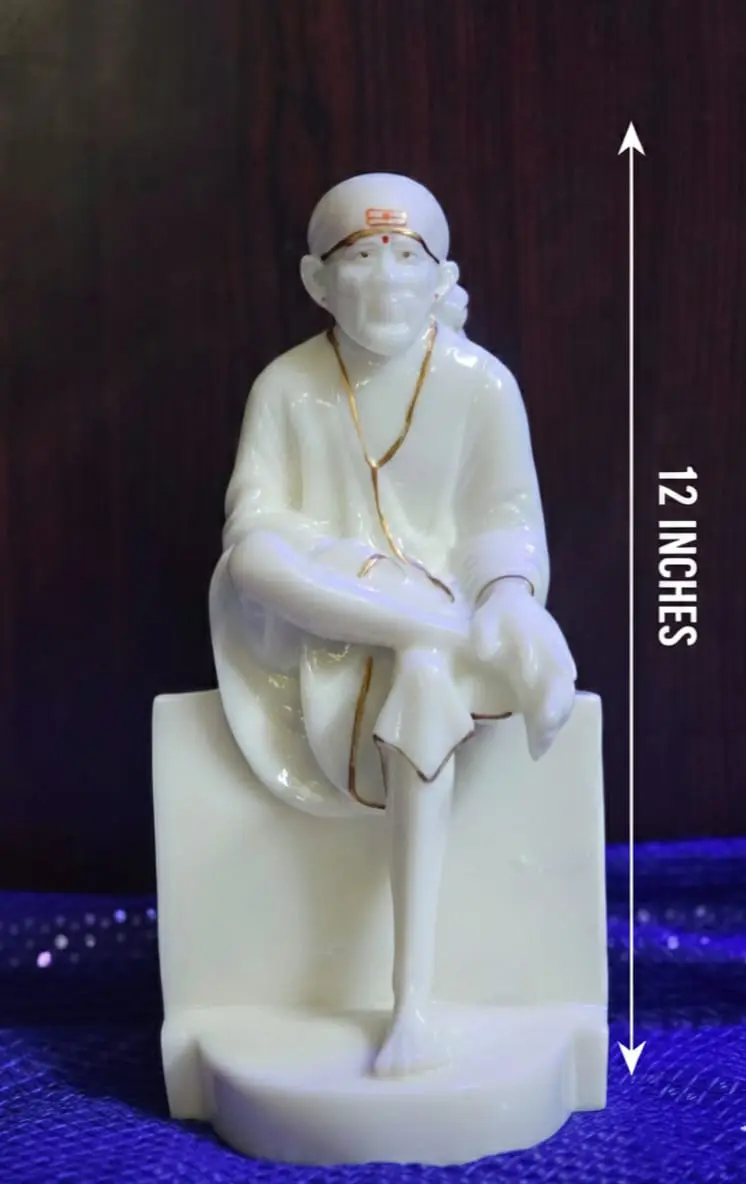 12 inch Sai baba statue