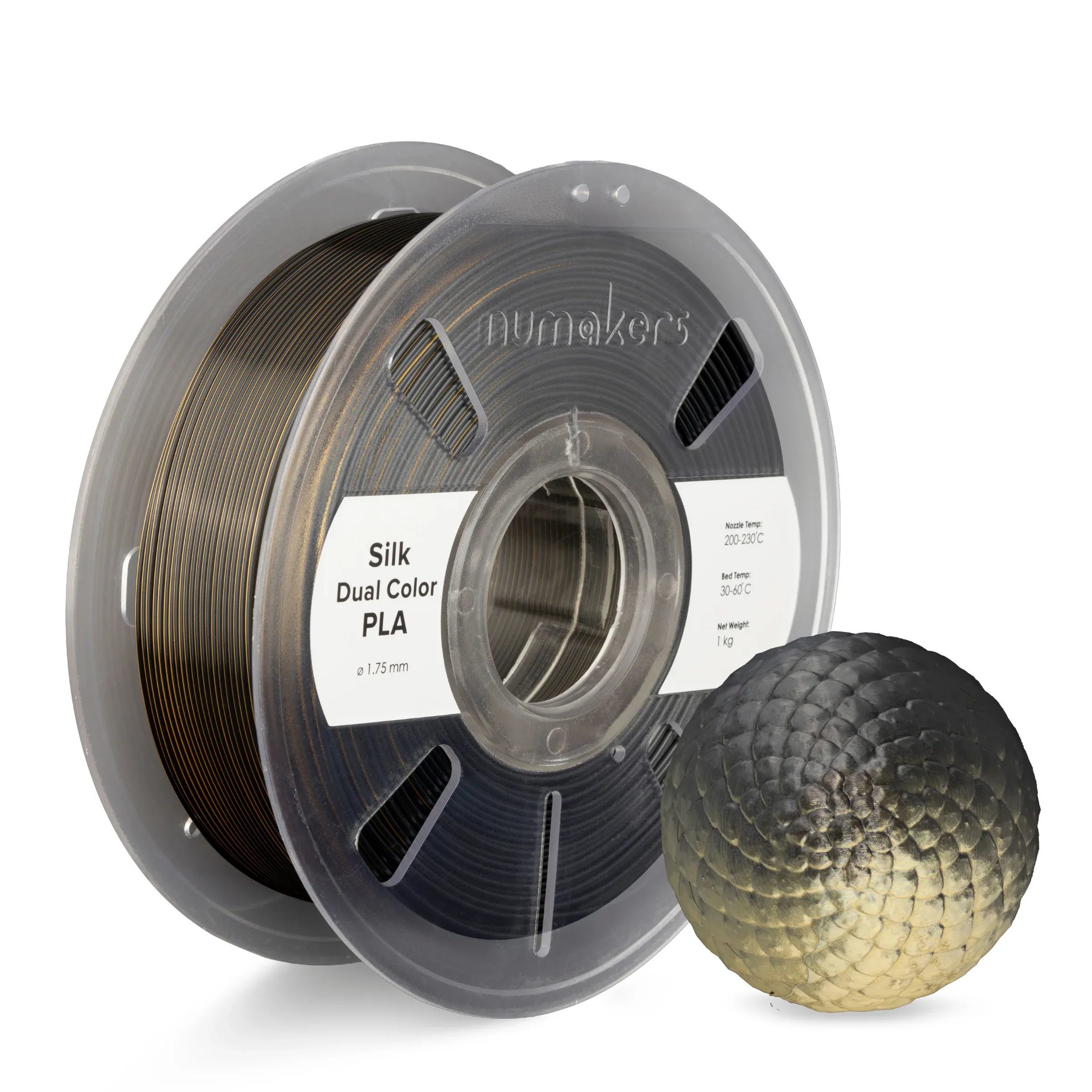Dual-Color Silk PLA Numakers