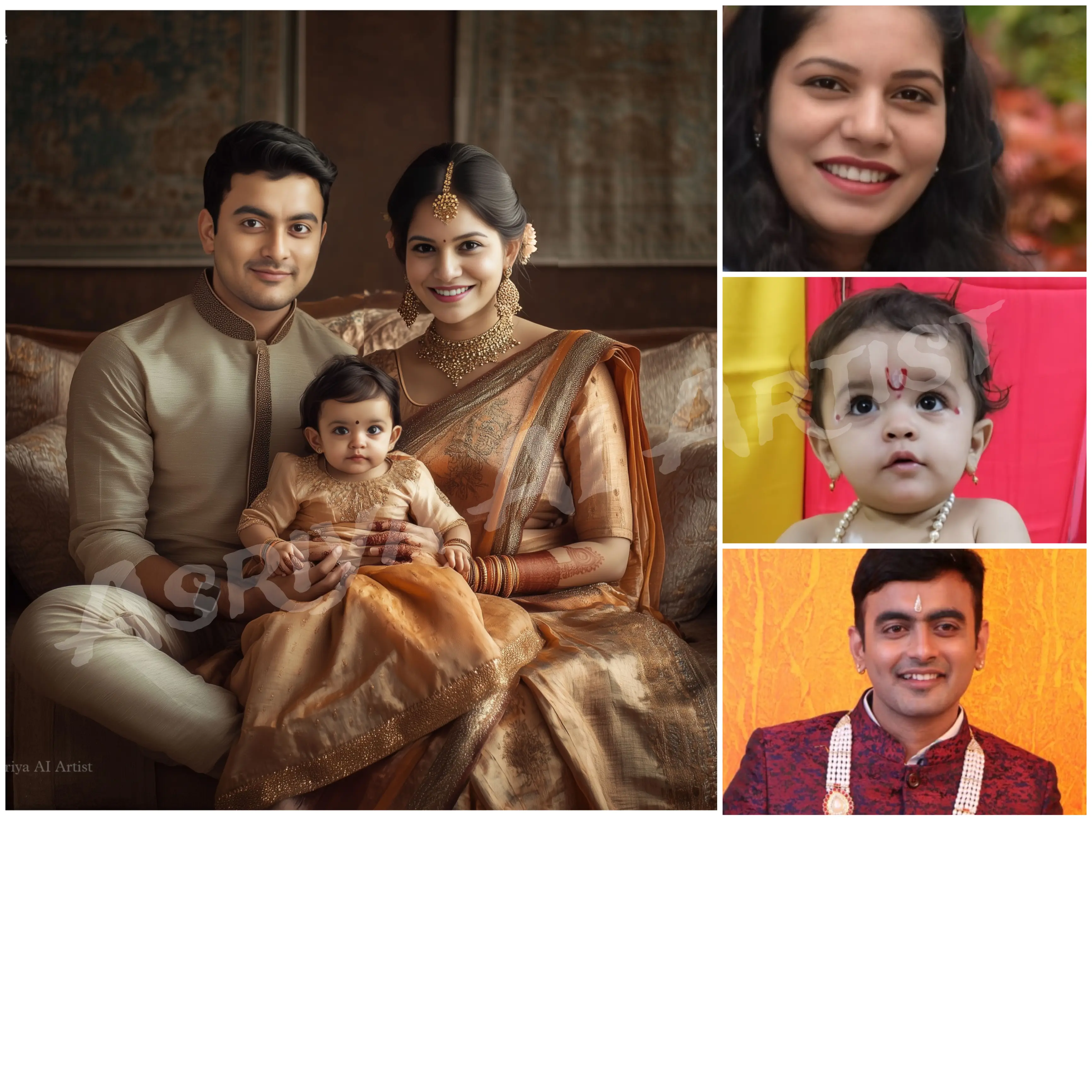 Premium Family digital artwork -4k to 8k HD digital AI Art and Photoshop 