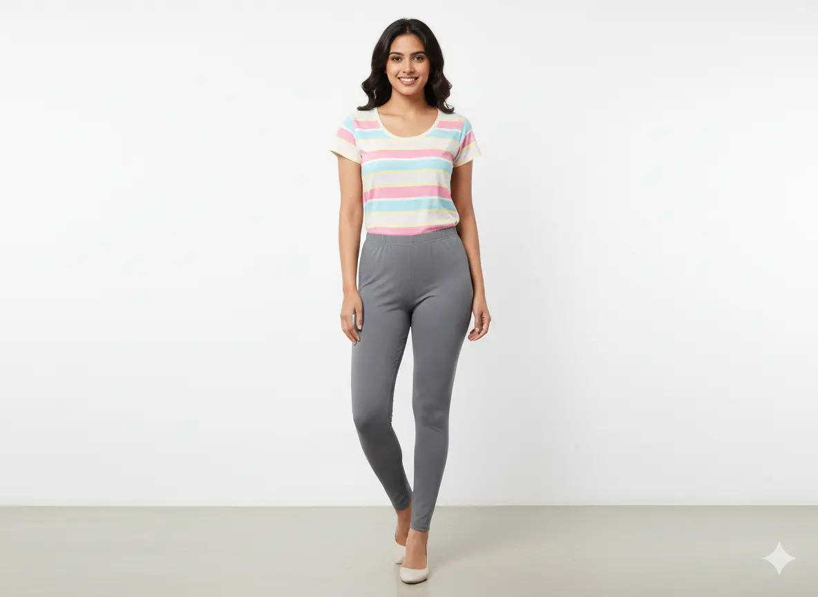 Flybird Original Ankle Length Leggings – Premium Comfort Wear