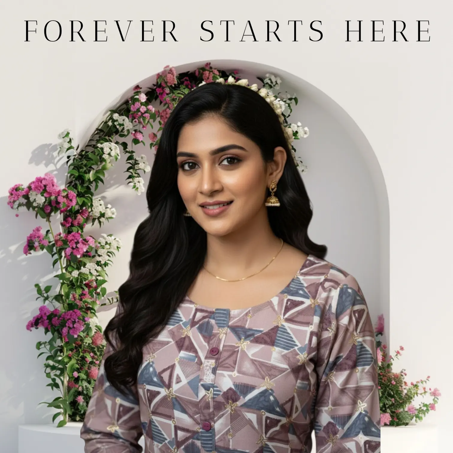 Zaara Purple mixed brand premium kurti