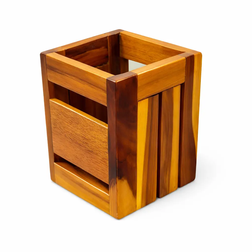 Wooden Spatula Holder