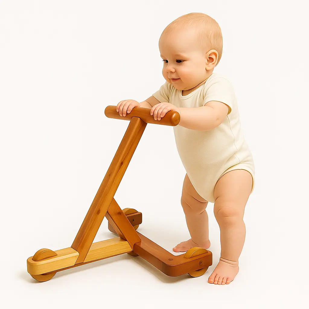 Wooden baby walker_New Model
