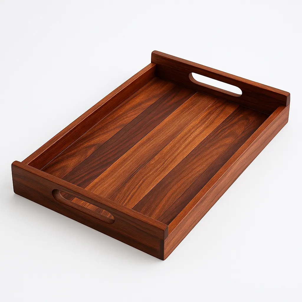 Wooden Tray for tea &coffee Serving