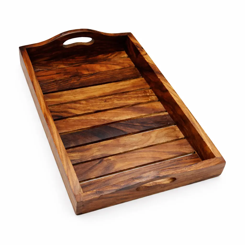  Wooden Serving Tray with extra 4 legs 