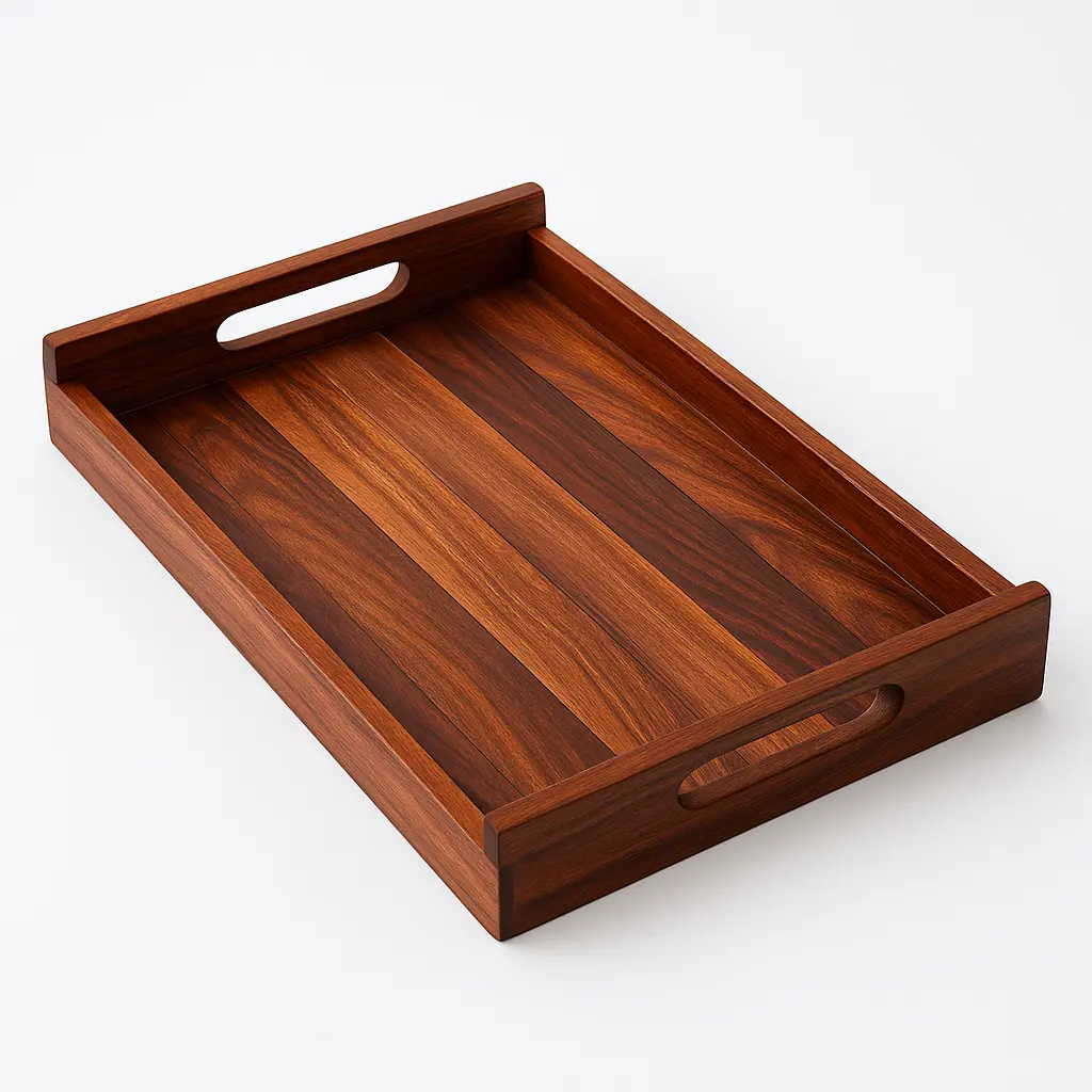 Wooden Tray for tea &coffee Serving