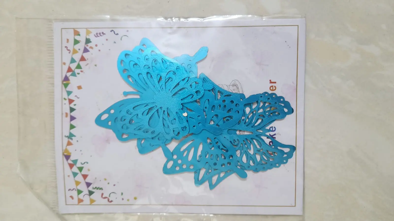Butterfly - Topper - Topper - Set of 10 pcs - Mixed Colour
