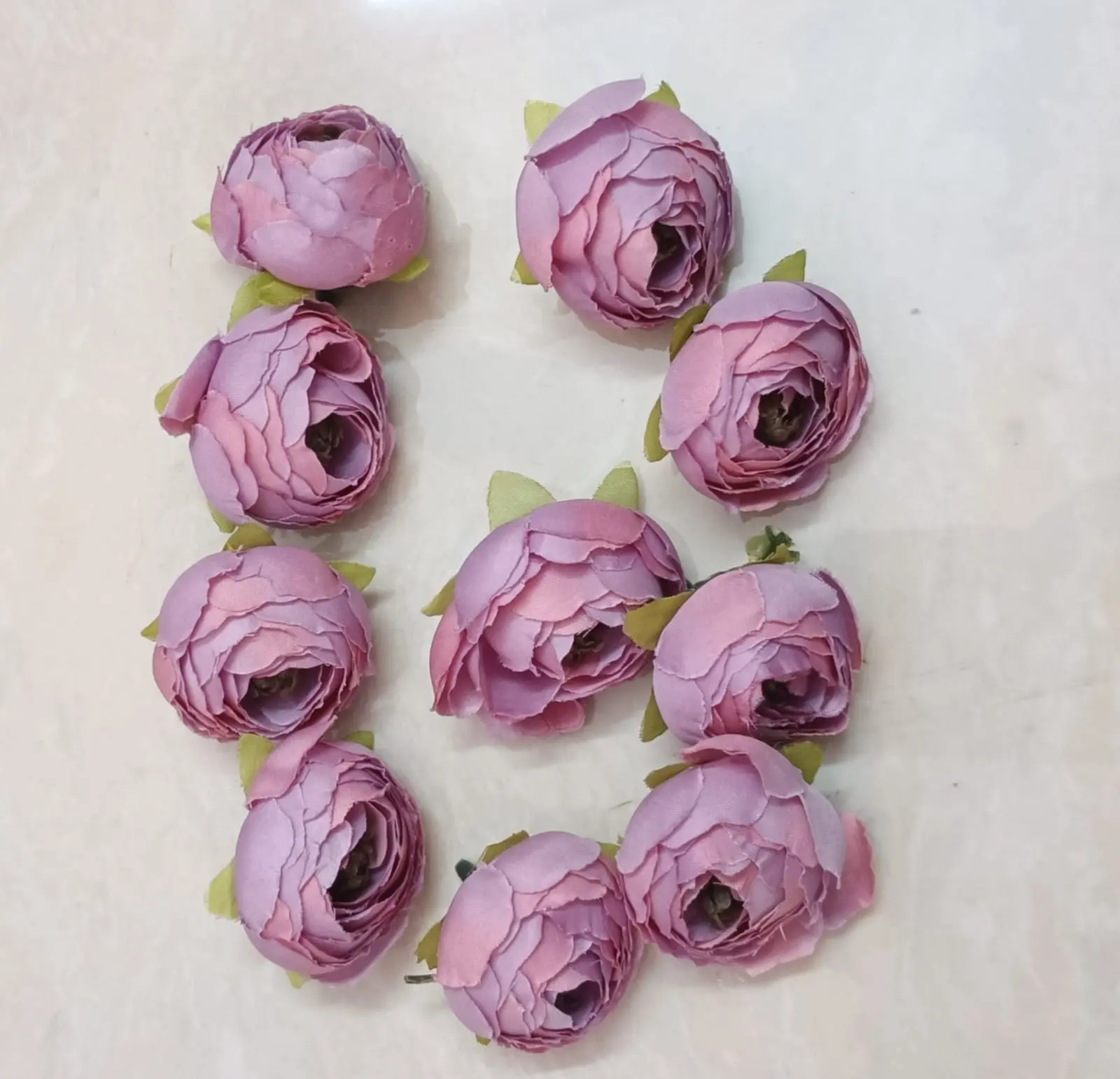 Artificial Peonies - set of 10 pcs