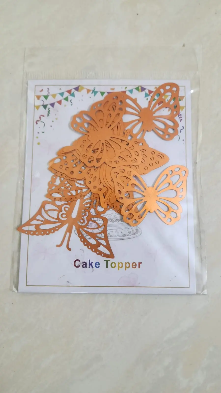 Butterfly - Topper - Topper - Set of 10 pcs - Mixed Colour