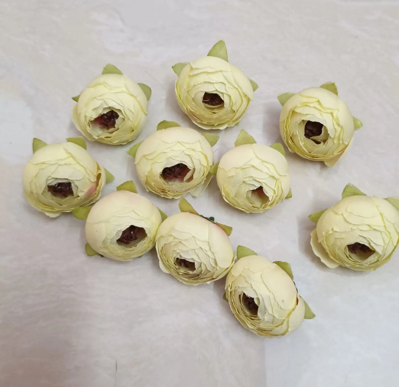 Artificial Peonies - set of 10 pcs