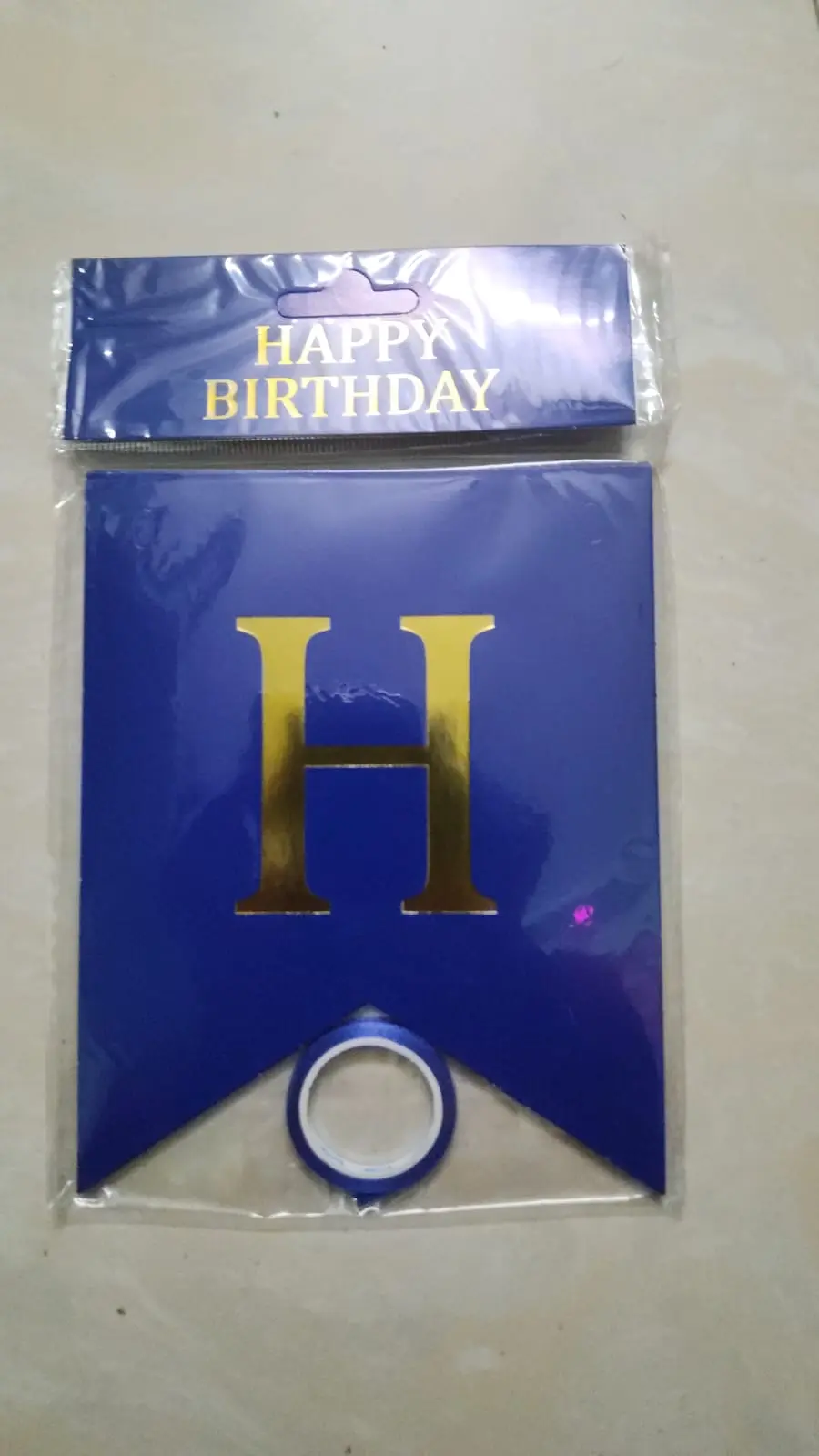 Happy - Birthday - Long - Banner - Set of 1 pcs