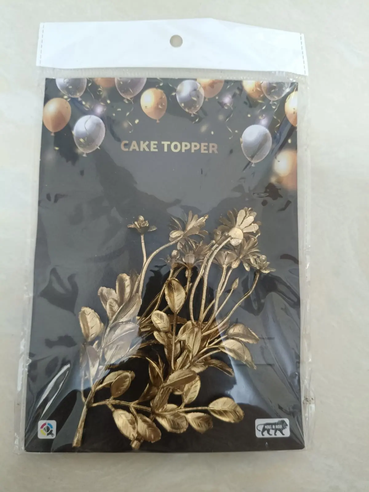 Golden - Decoration - Tree - Set of 10 pcs