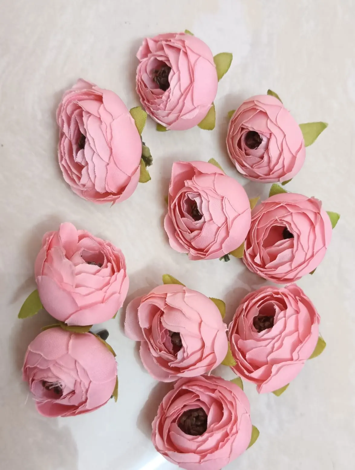 Artificial Peonies - set of 10 pcs