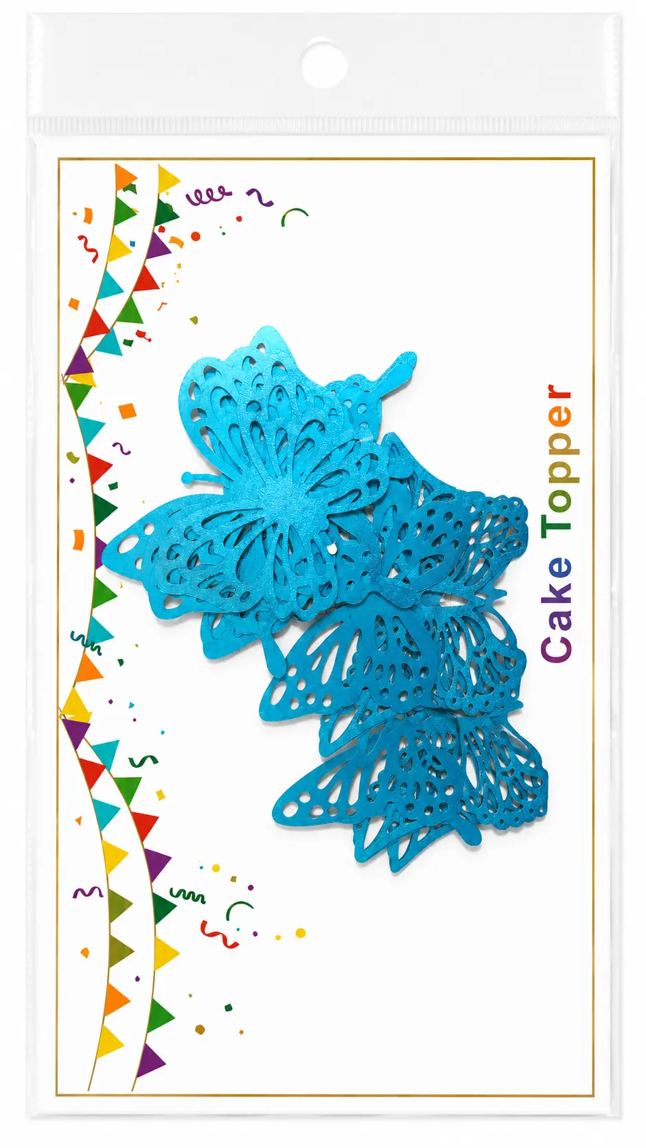 Butterfly - Topper - Topper - Set of 10 pcs - Mixed Colour