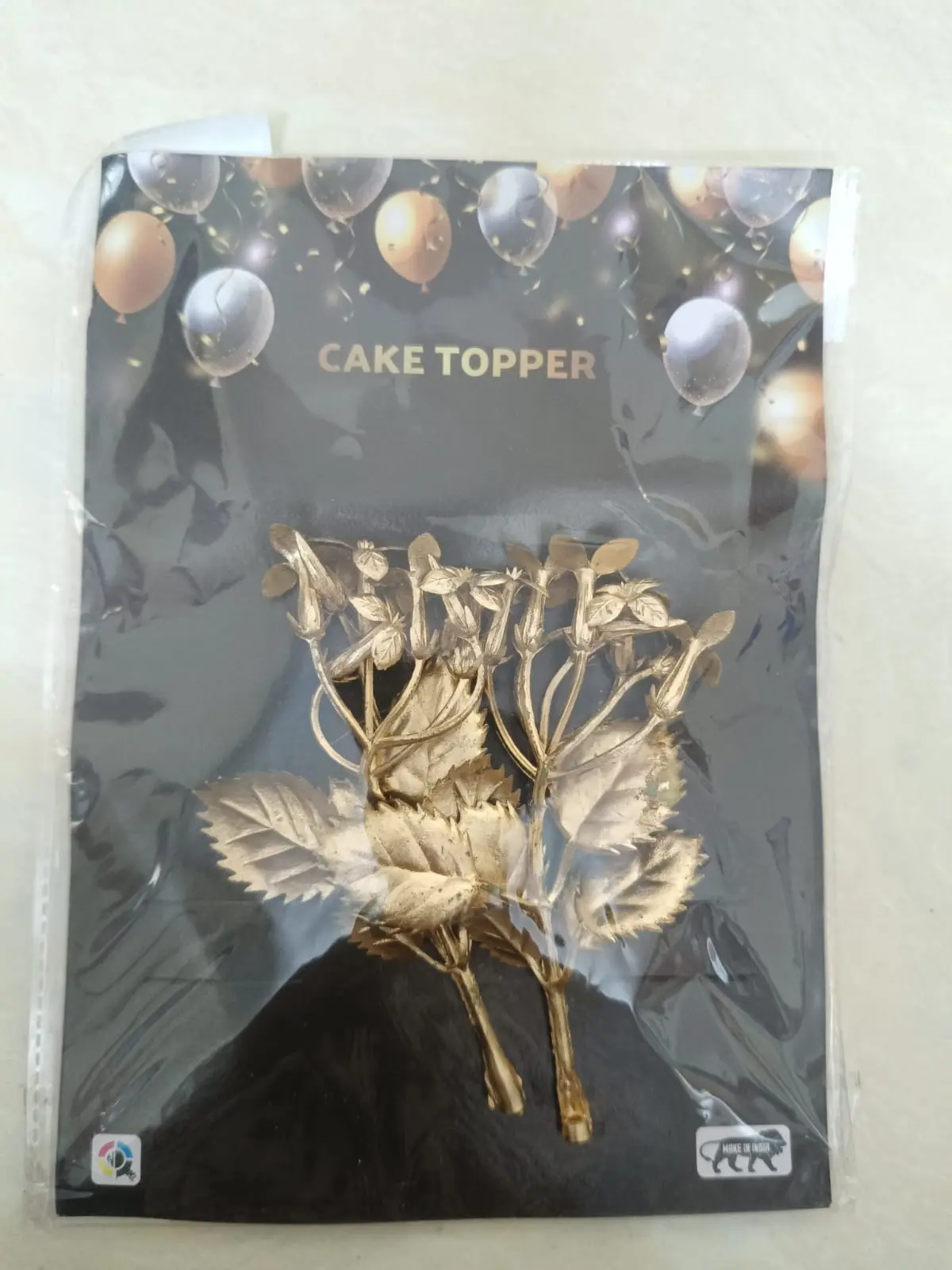 Golden - Decoration - Tree - Set of 10 pcs