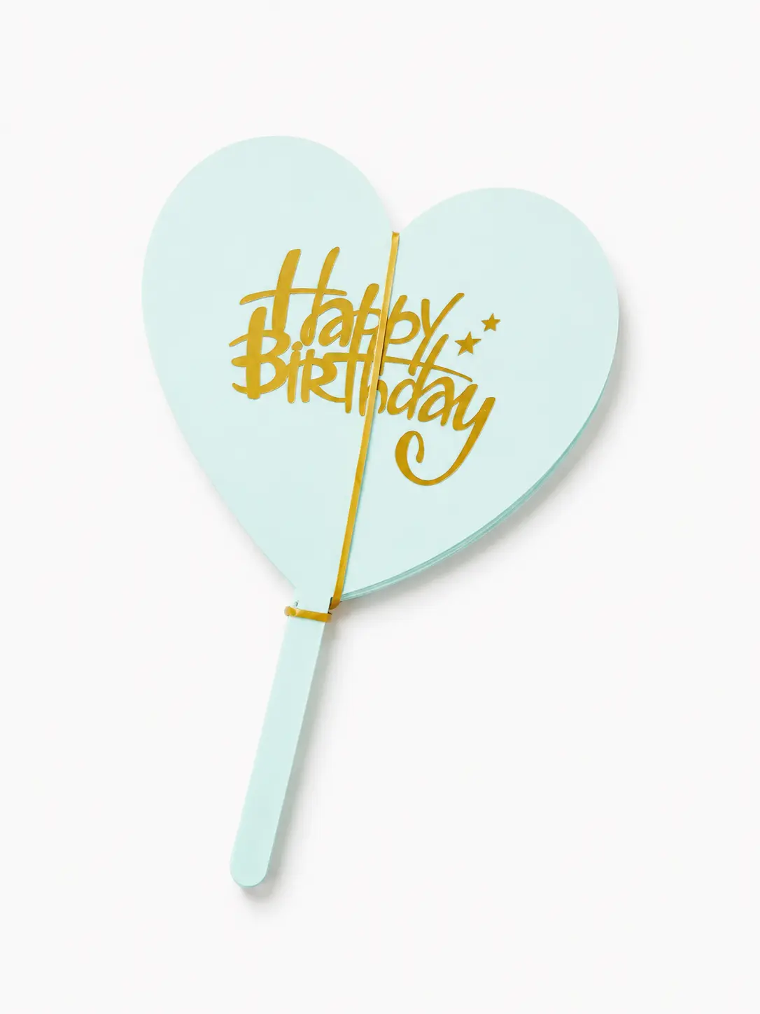 Acrylic heart topper - set of 5 pcs