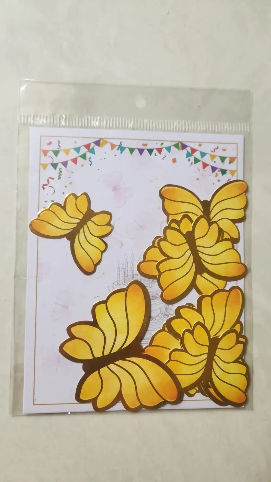Butterfly - Cake - Topper - set of 20 pcs - Mixed Colour 
