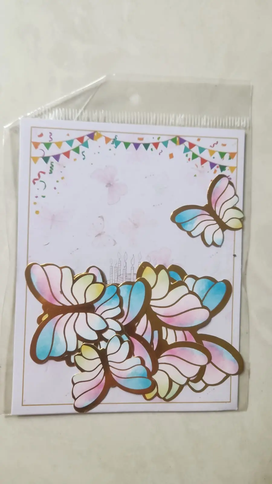 Butterfly - Cake - Topper - set of 20 pcs - Mixed Colour 