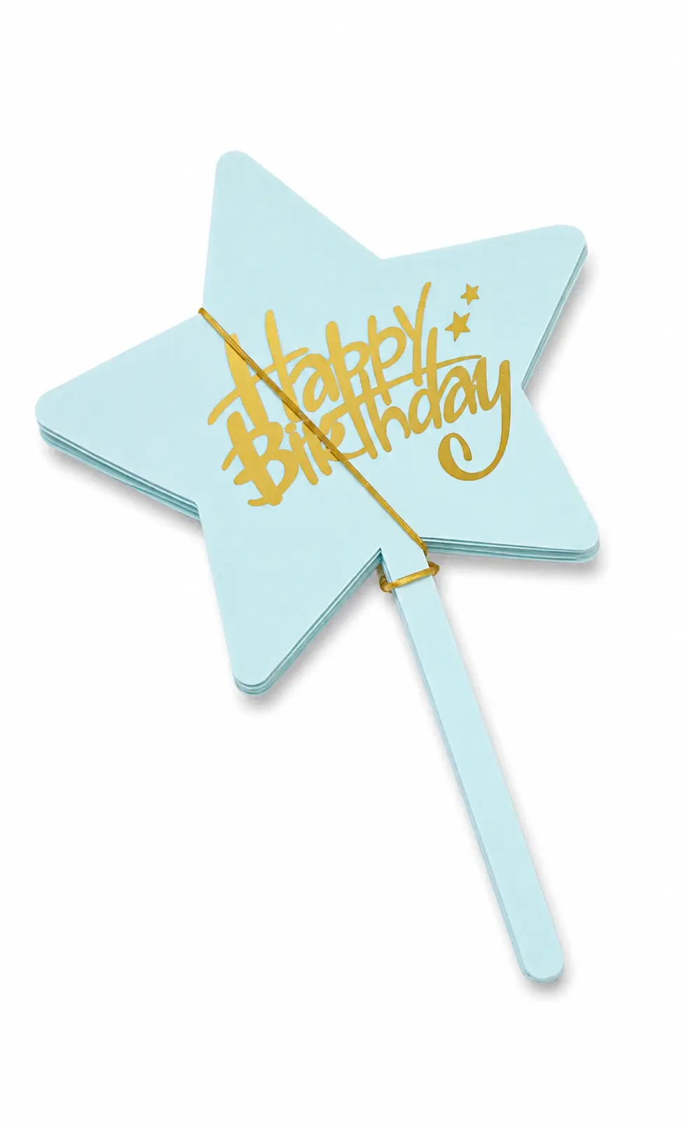 Acrylic Star topper - set of 5 pcs