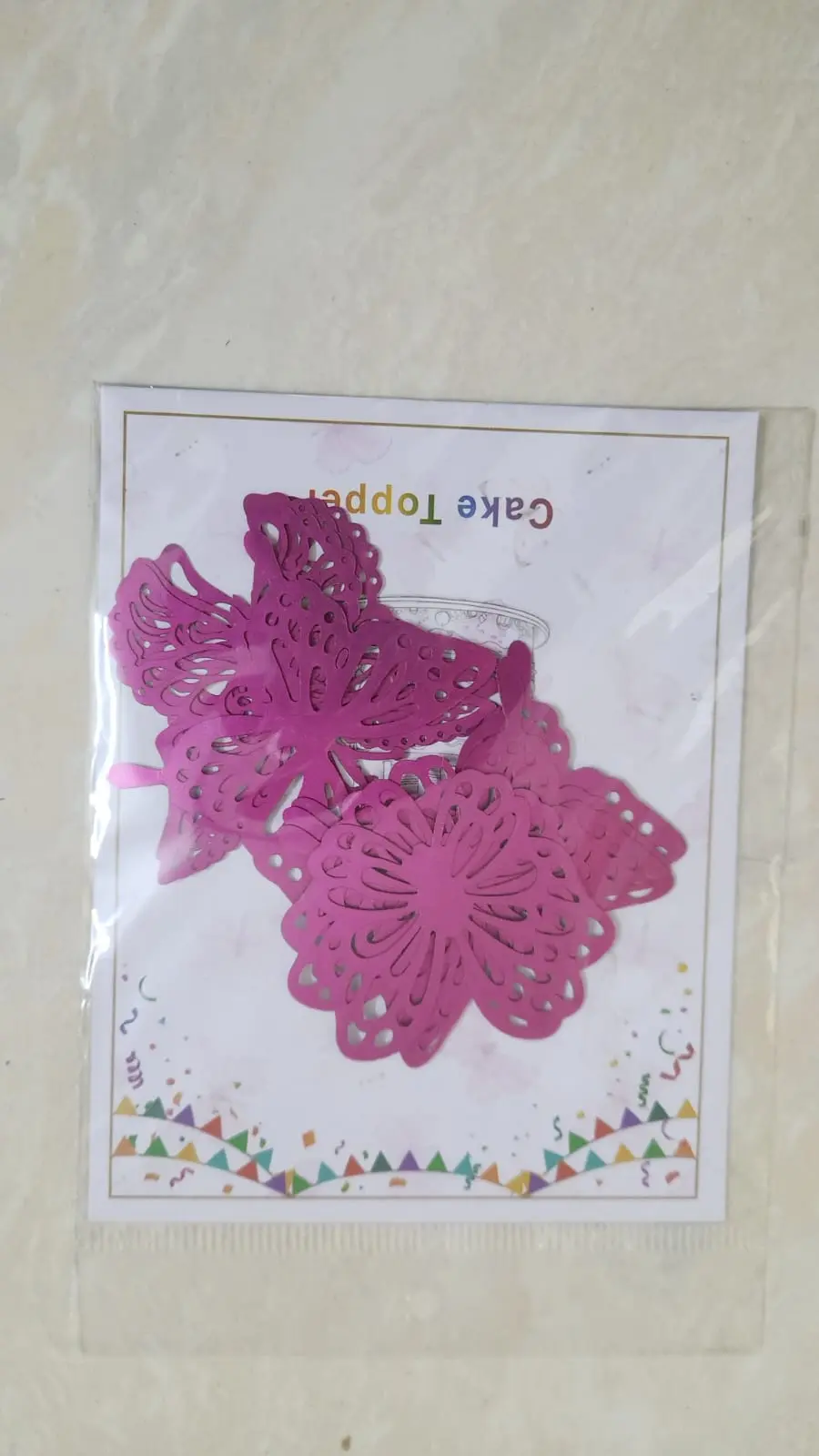 Butterfly - Topper - Topper - Set of 10 pcs - Mixed Colour